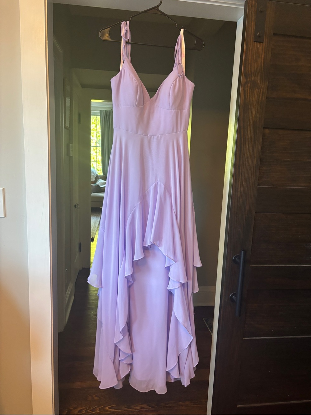 Azazie - zaina bridesmaid dress size 10 color lilac